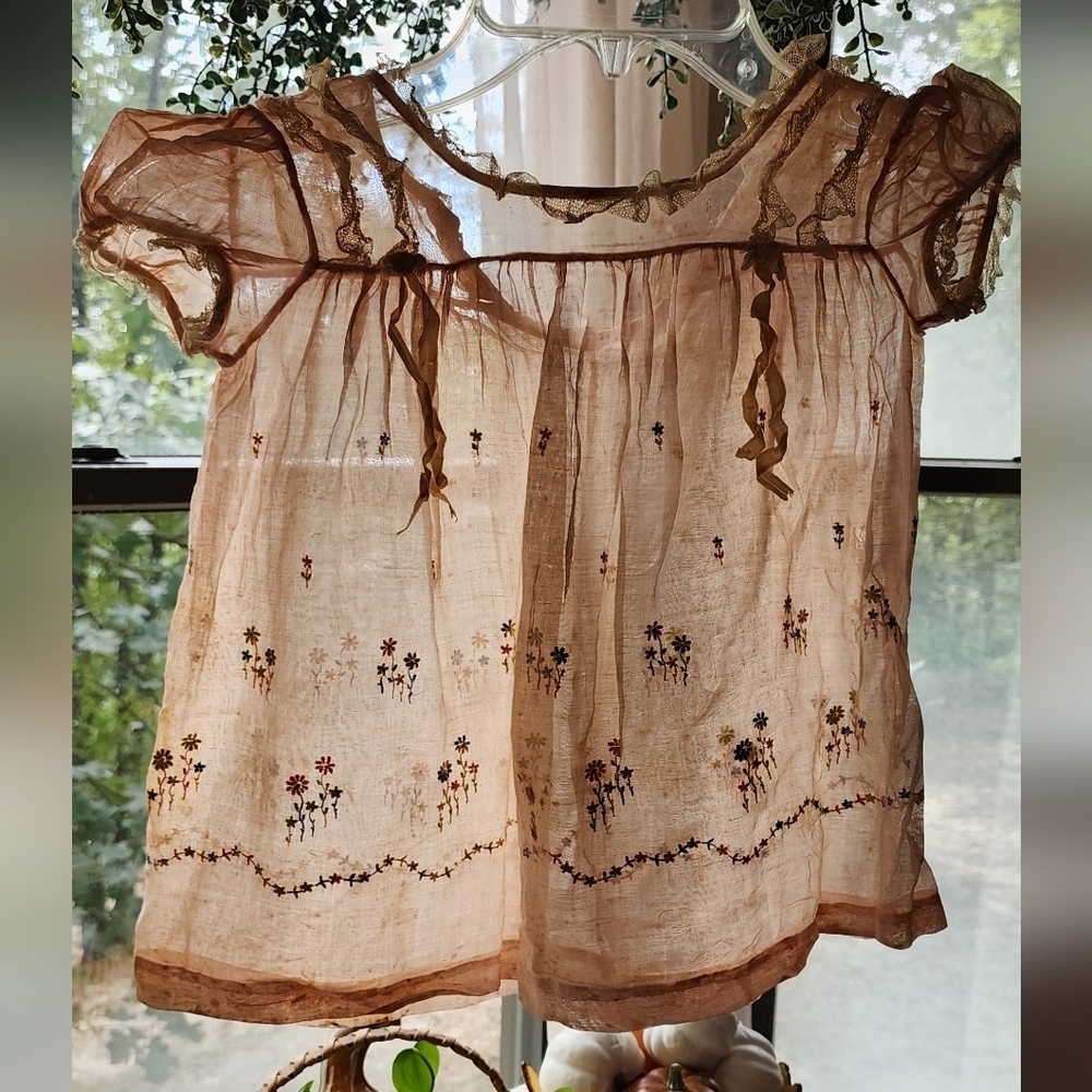 Antique/Vintage Hand Made Baby Dress